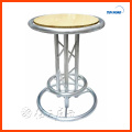 Factory direct sell high quality LED cocktail bar table aluninum bar table